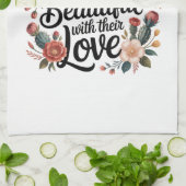 Mothers Make Life Beautiful With Their Love Theedoek (Gevouwen)