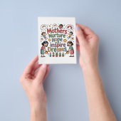 Mothers Nurture Hope And Inspire Dreams Flyer (Hand)