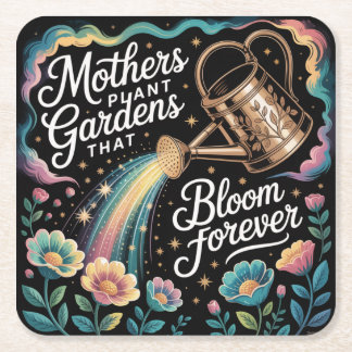 Mothers Plant Gardens That Bloom Forever Kartonnen Onderzetters