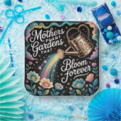 Mothers Plant Gardens That Bloom Forever Papieren Bordje (Feest)