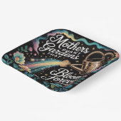 Mothers Plant Gardens That Bloom Forever Papieren Bordje (Gebogen)