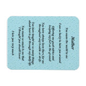 Mothers Poem Magnet Magneet (Horizontaal)
