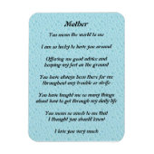 Mothers Poem Magnet Magneet (Verticaal)