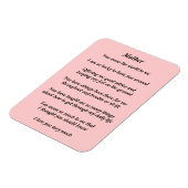 Mothers Poem Magnet Magneet (Linkerzijde)