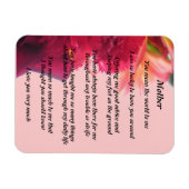 Mothers Poem Magnet Magneet (Horizontaal)