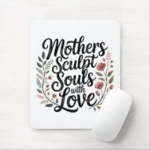 Mothers Sculpt Souls With Love Muismat (Met muis)