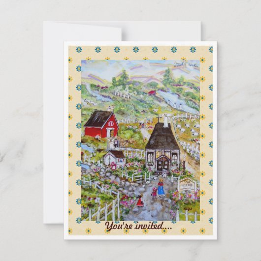 MoTHER's VISION-uitnodiging voor huisverwarming Kaart (Voorkant)