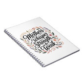 Mothers Whisper Strength To The Weak Notitieboek (Rechterzijde)
