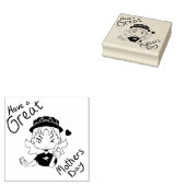 Mothersday  rubberstempel (Gestempeld)