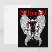 Mothman Briefkaart (Voorkant / Achterkant)