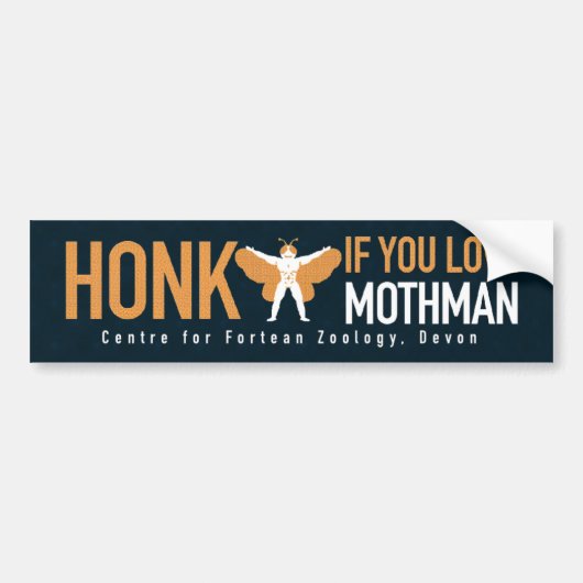 Mothman Bumpersticker (Voorkant)