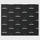 mothman cadeaupapier (Vlak)