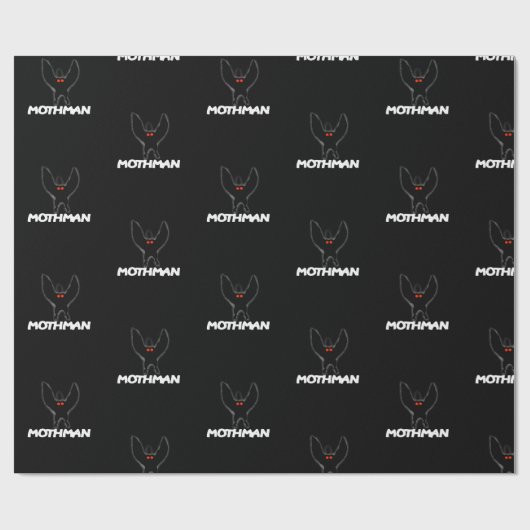 mothman cadeaupapier (Vlak)