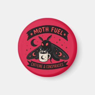 Mothman Coffee Moth Brandstof Cafeïne en Samenzwer Magneet