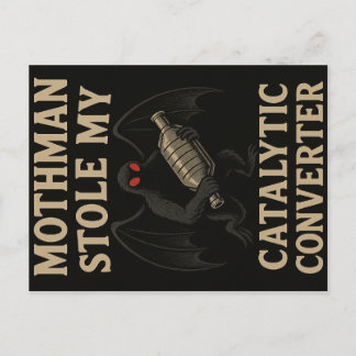 Mothman Cryptid Ansichtkaart Briefkaart
