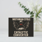 Mothman Cryptid Ansichtkaart Briefkaart (Staand voorkant)