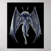Mothman Cryptid Creature Poster (Voorkant)