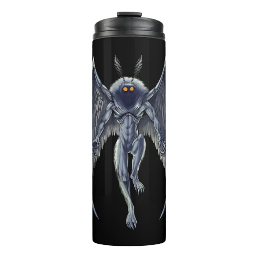 Mothman Cryptid Creature Thermosbeker (Voorkant)