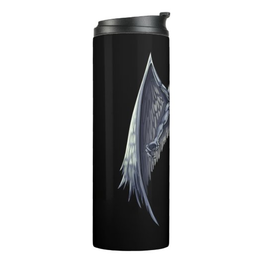 Mothman Cryptid Creature Thermosbeker (Gedraaid links)