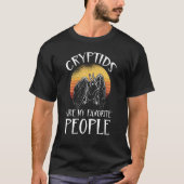 Mothman Cryptid Funny Cryptozoologist Cryptozoolog T-shirt (Voorkant)
