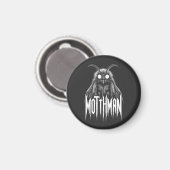 Mothman Cryptid Horror Gotische Paranormale Wezen Magneet (Voorkant / Achterkant)