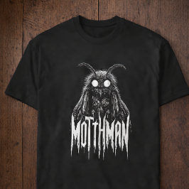 Mothman Cryptid Horror Gotische Paranormale Wezen  T-shirt