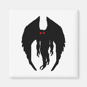 Mothman Cryptid Magneet (Voorkant)