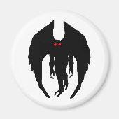 Mothman Cryptid Magneet (Voorkant)