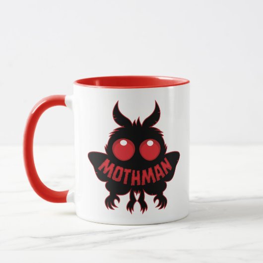 Mothman Cryptid Mug, Point Pleasant West Mok (Links)