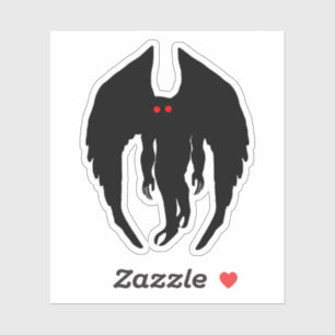 Mothman Cryptid Sticker
