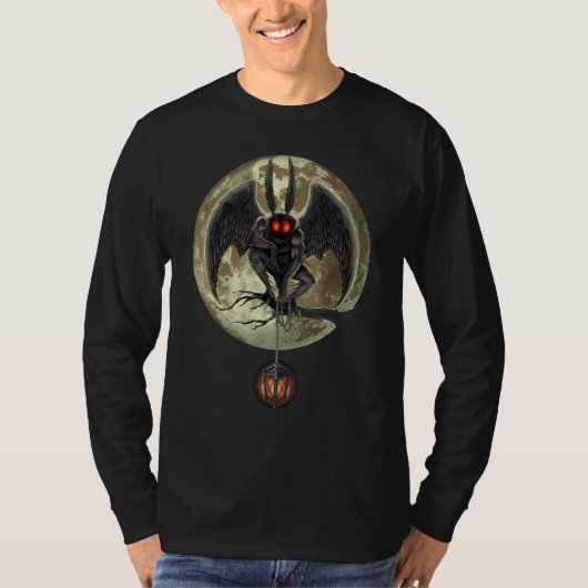 Mothman Cryptozoology Cryptid Creature Cryptozoolo T-shirt (Voorkant)