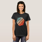 Mothman Cryptozoology Hexa Retro Folklore Cryptid T-shirt (Voorkant volledig)