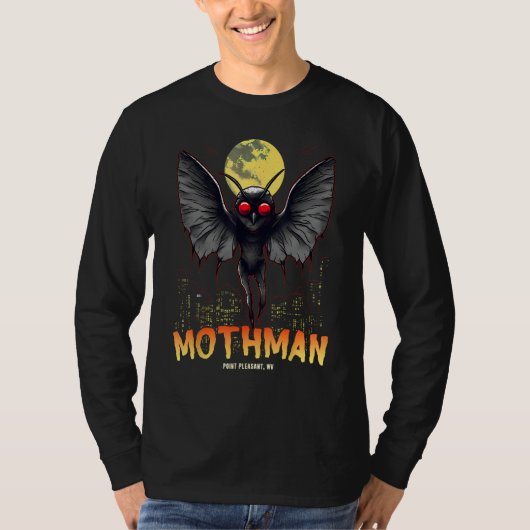 Mothman Cute Cryptid Creature Cryptozoology T-shirt (Voorkant)