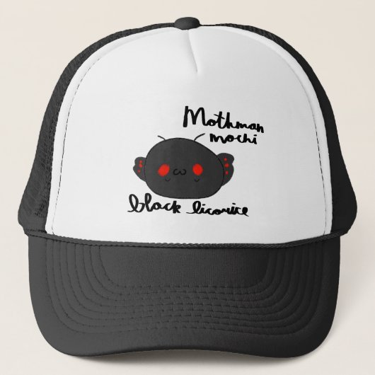 Mothman Cute Mochi Grappig Dier Mochi Trucker Pet (Voorkant)