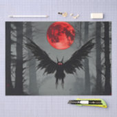Mothman Decoupage Cryptid Decoupage Tissuepapier (Craft)