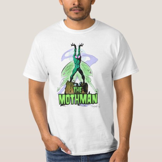 Mothman door Mike Hoffman T-shirt (Voorkant)