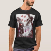 Mothman en Jersey Devil op een datum grafische T-S T-shirt (Voorkant)