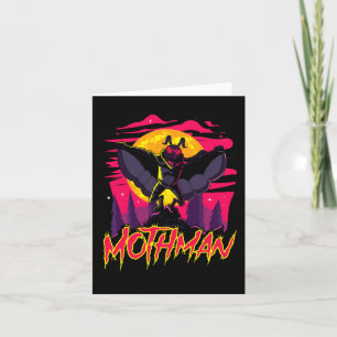 Mothman Film Fun Cryptid Halloween Myth Monster C Kaart