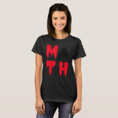 Mothman Folklore Moth Creatuur Cryptozoölogie Cryp T-shirt (Voorkant volledig)