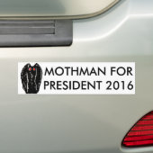 Mothman For President 2016 Sticker (Op auto)