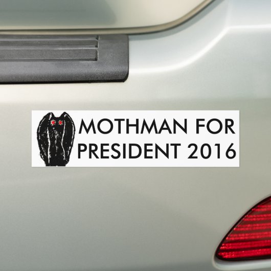 Mothman For President 2016 Sticker (Op auto)