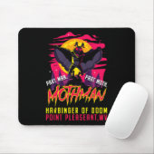 Mothman Fun Cryptid Harbinger Part Man Part Moth Muismat (Met muis)