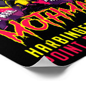 Mothman Fun Cryptid Harbinger Part Man Part Moth Poster (Hoek)