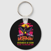 Mothman Fun Cryptid Harbinger Part Man Part Moth Sleutelhanger (Voorkant)