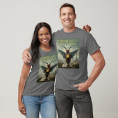 Mothman gaat naar de Olympische Spelen in Parijs T-shirt (Unisex)