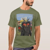Mothman gaat naar India T-shirt (Voorkant)