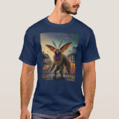 Mothman gaat naar New Orleans T-shirt (Voorkant)