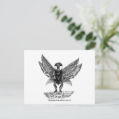 MOTHMAN, Greetings uit West Virginia. Briefkaart (Staand voorkant)