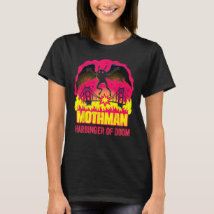 Mothman Harbinger van Doom Folklore Creepy Cryptid T-shirt