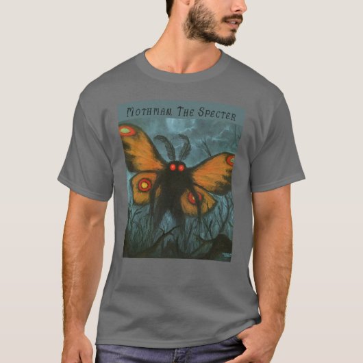 Mothman het spook t-shirt (Voorkant)
